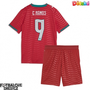 Portugalsko Goncalo Ramos #9 Dětské Domácí dres komplet MS 2026 Krátký Rukáv (+ trenýrky)